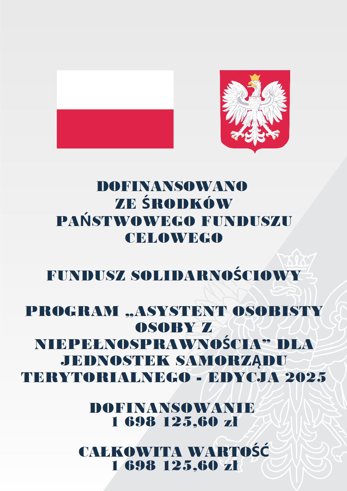 plakat projektu asystent osobisty osoby z niepełnosprawnościami